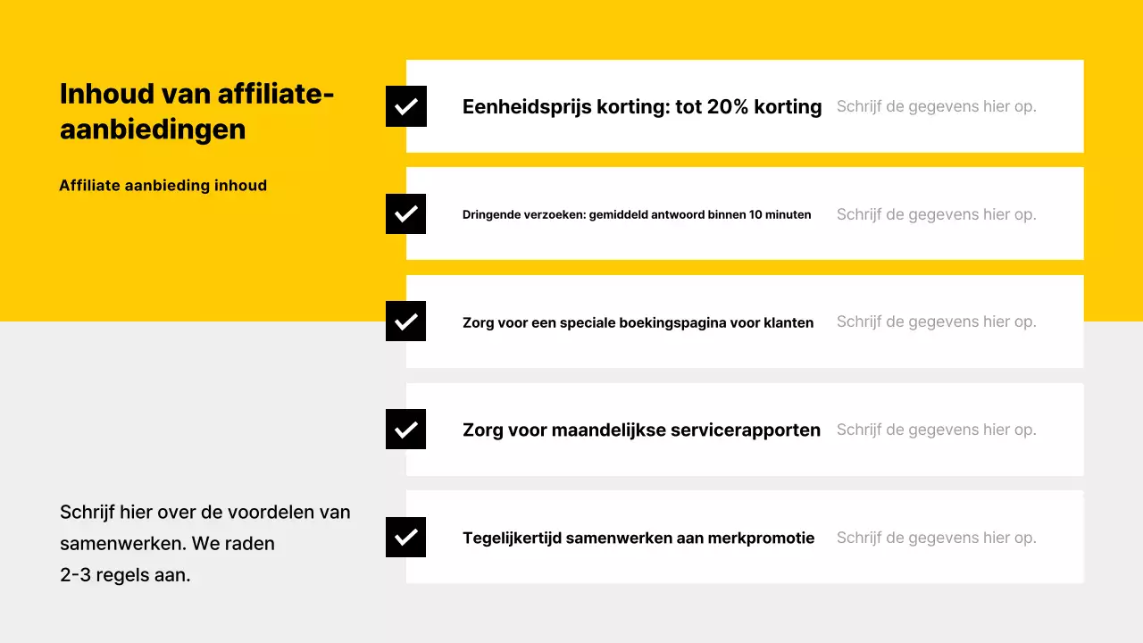 Geel modern auto visitekaartje