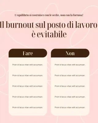 Post Instagram della Guida al Benessere Moderno Rosa