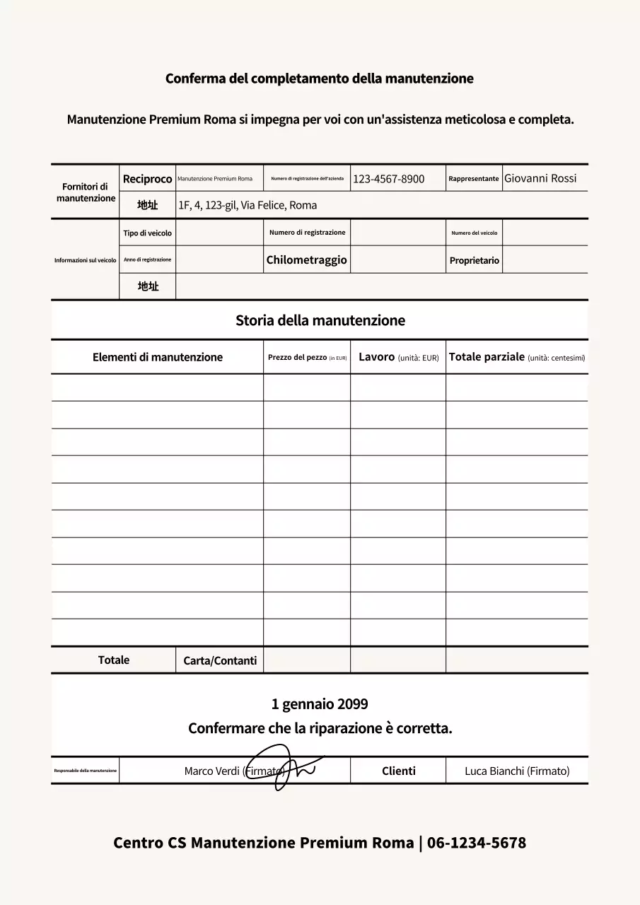 Guida semplice alla manutenzione dell'auto Beige