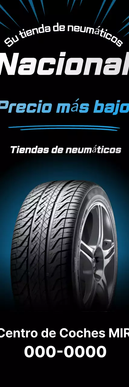 Anuncio de coche moderno negro