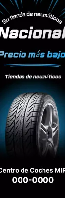 Anuncio de coche moderno negro