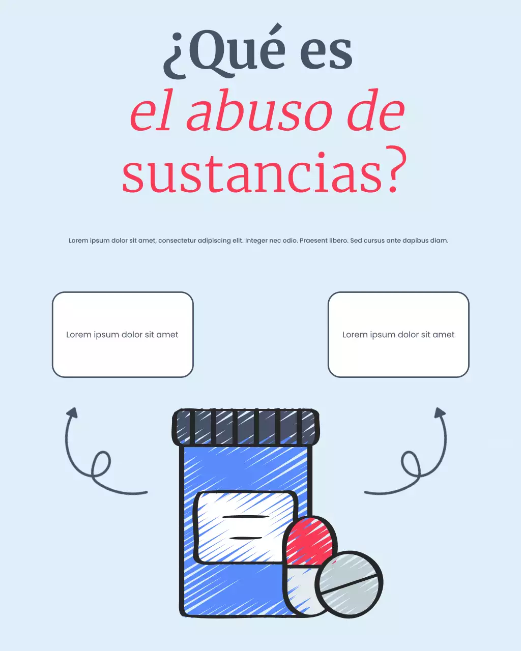 Información sobre sustancias modernas azules