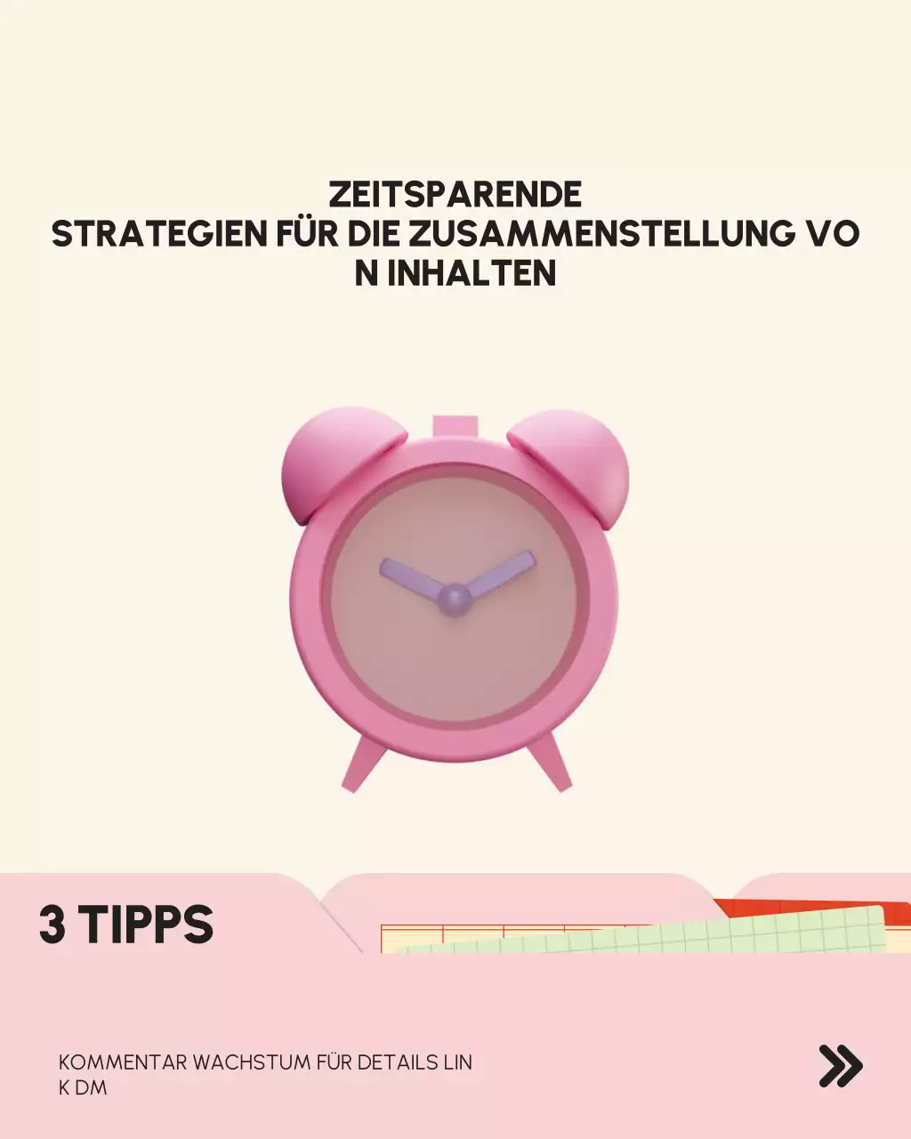 Pink Modern Productivity Strategies Guide Instagram Vertikales Bild