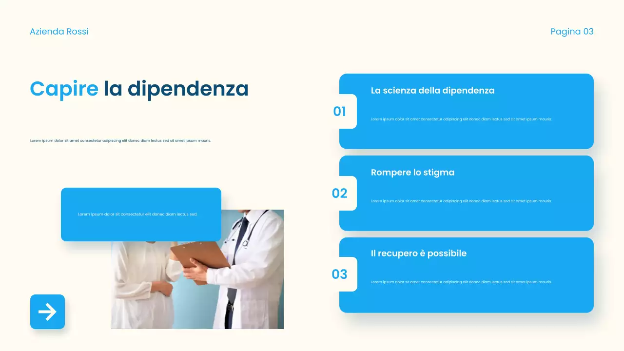 Guida alla dipendenza moderna blu