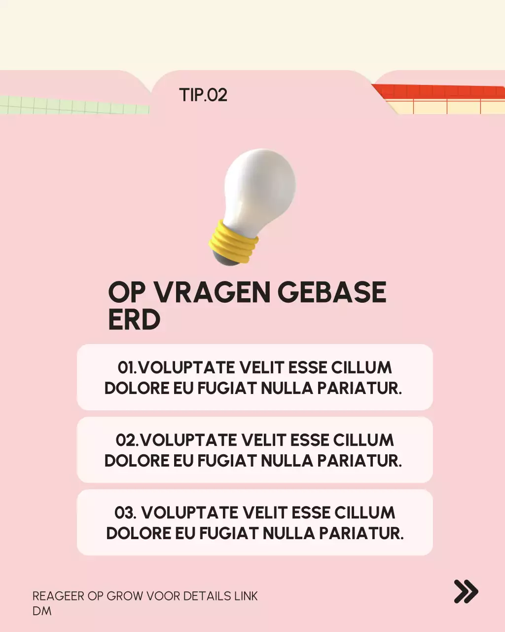 Roze moderne productiviteitsstrategieën gids Instagram verticale afbeelding