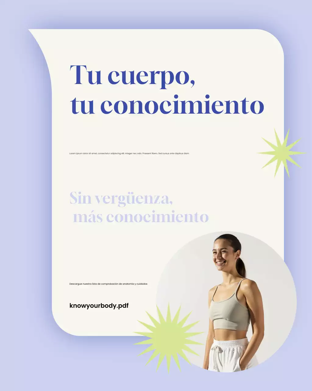 Promoción de bienestar moderno de menta