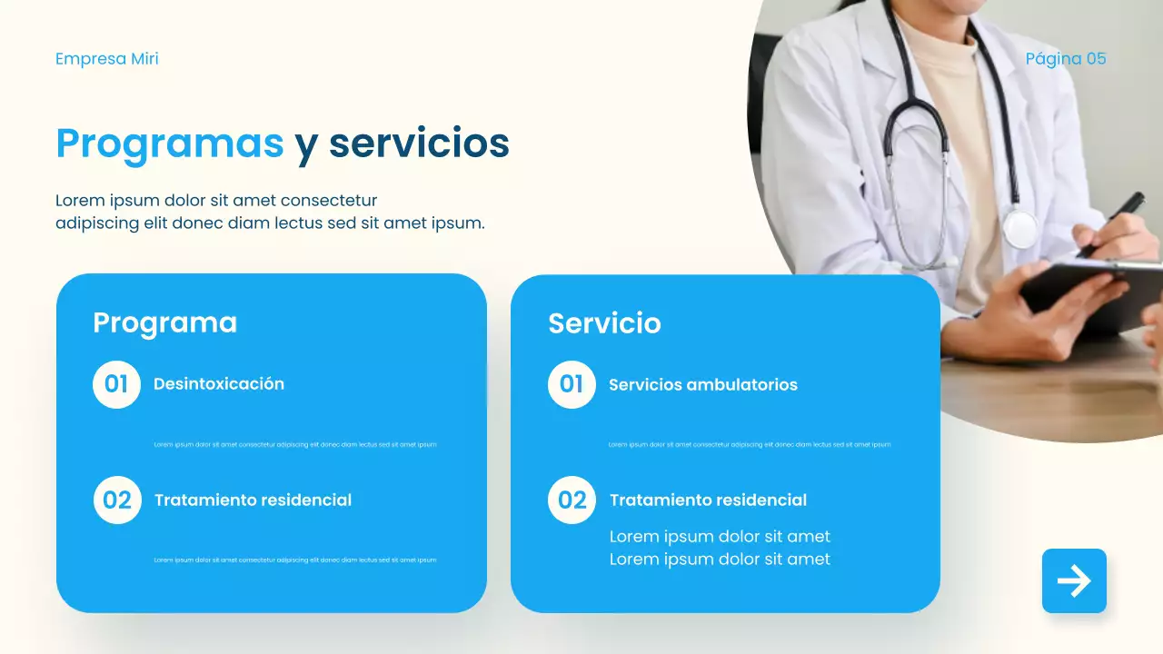 Guía de adicción moderna azul