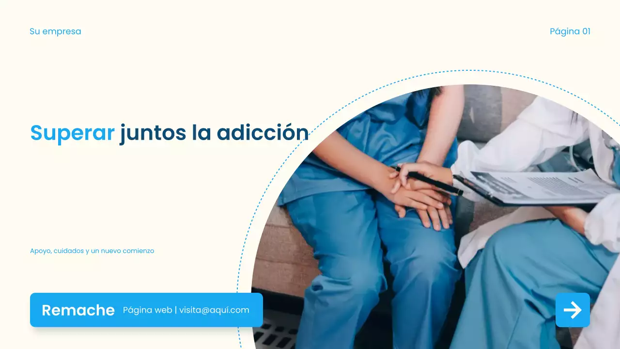 Guía de adicción moderna azul