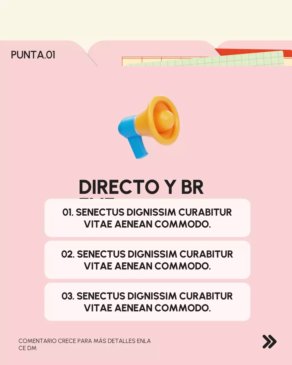 Guía de estrategias de productividad modernas en rosa: imagen vertical de Instagram