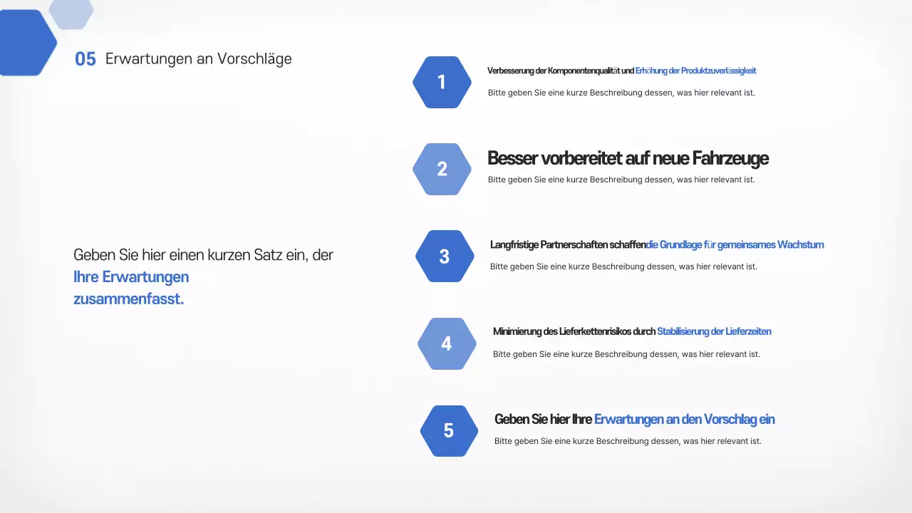Himmelblauer moderner Vorschlag für Metallteile für die Automobilindustrie – Produkteinführung