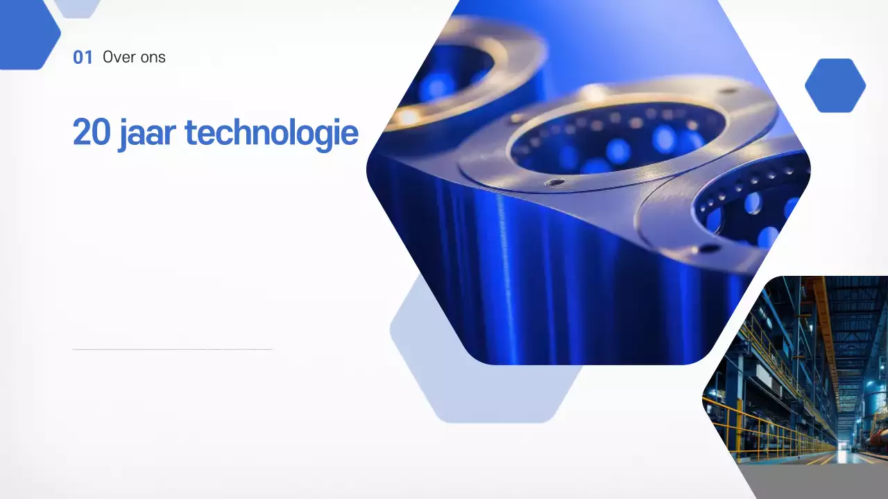 Hemelsblauwe moderne autometalen onderdelen voorstel productintroductie