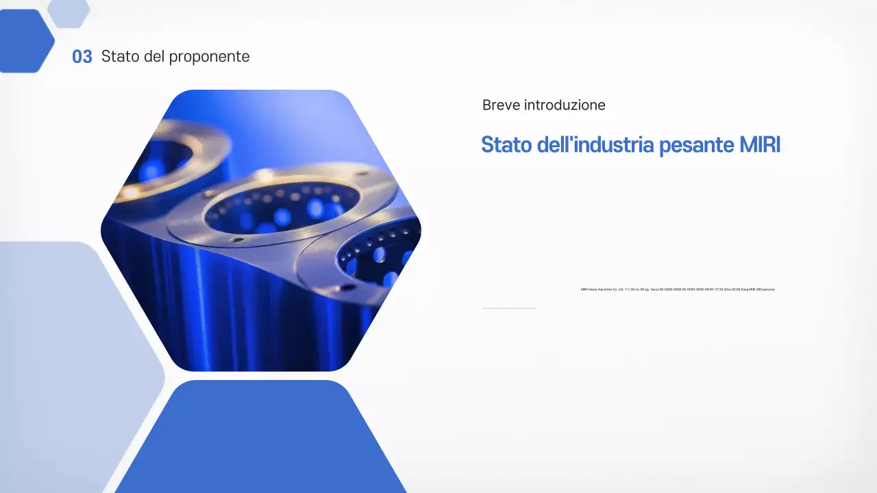 Proposta di prodotto per componenti metallici per auto moderne color blu cielo