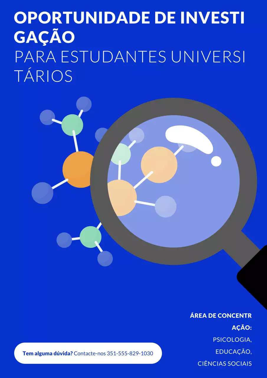 Cartaz da Web Blue Modern Junte-se ao Nosso Estudo de Pesquisa