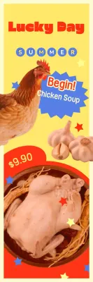 Yellow Retro Boknal Advertisement