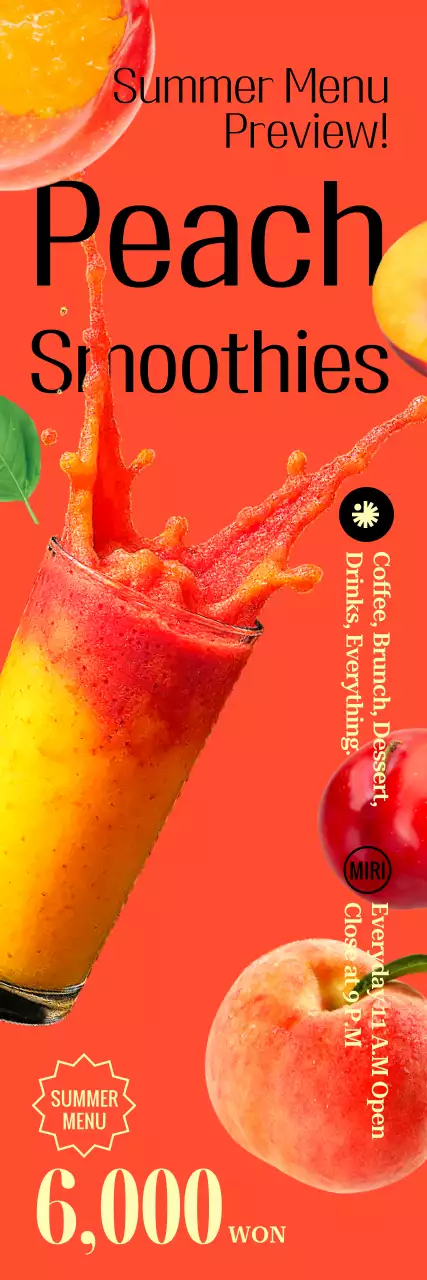 Orange Pop Drink Advertisement