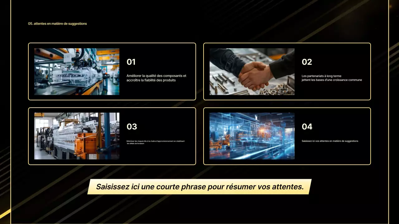 Proposition de voiture noire élégante