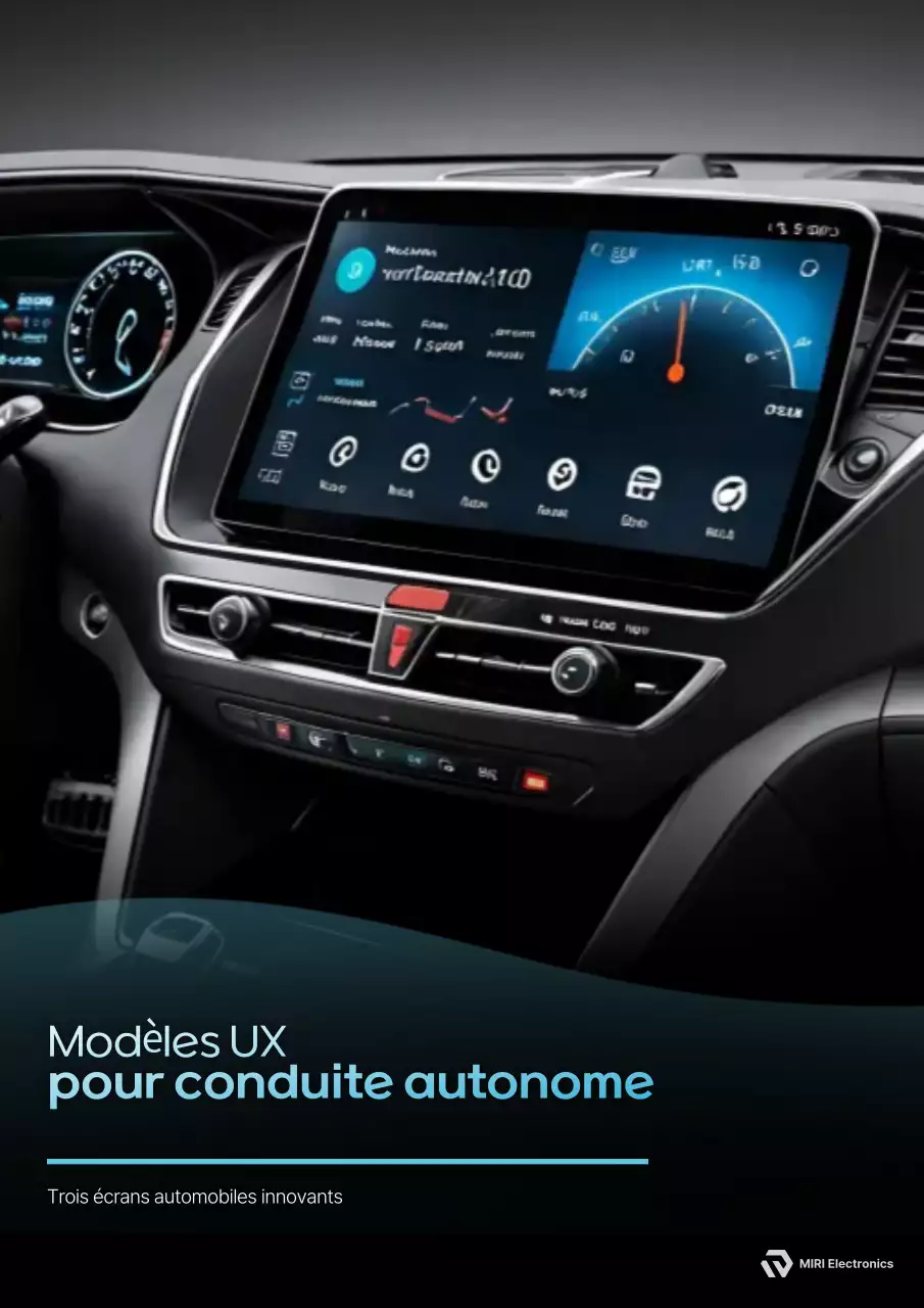 Promotion de la technologie de conduite autonome moderne noire
