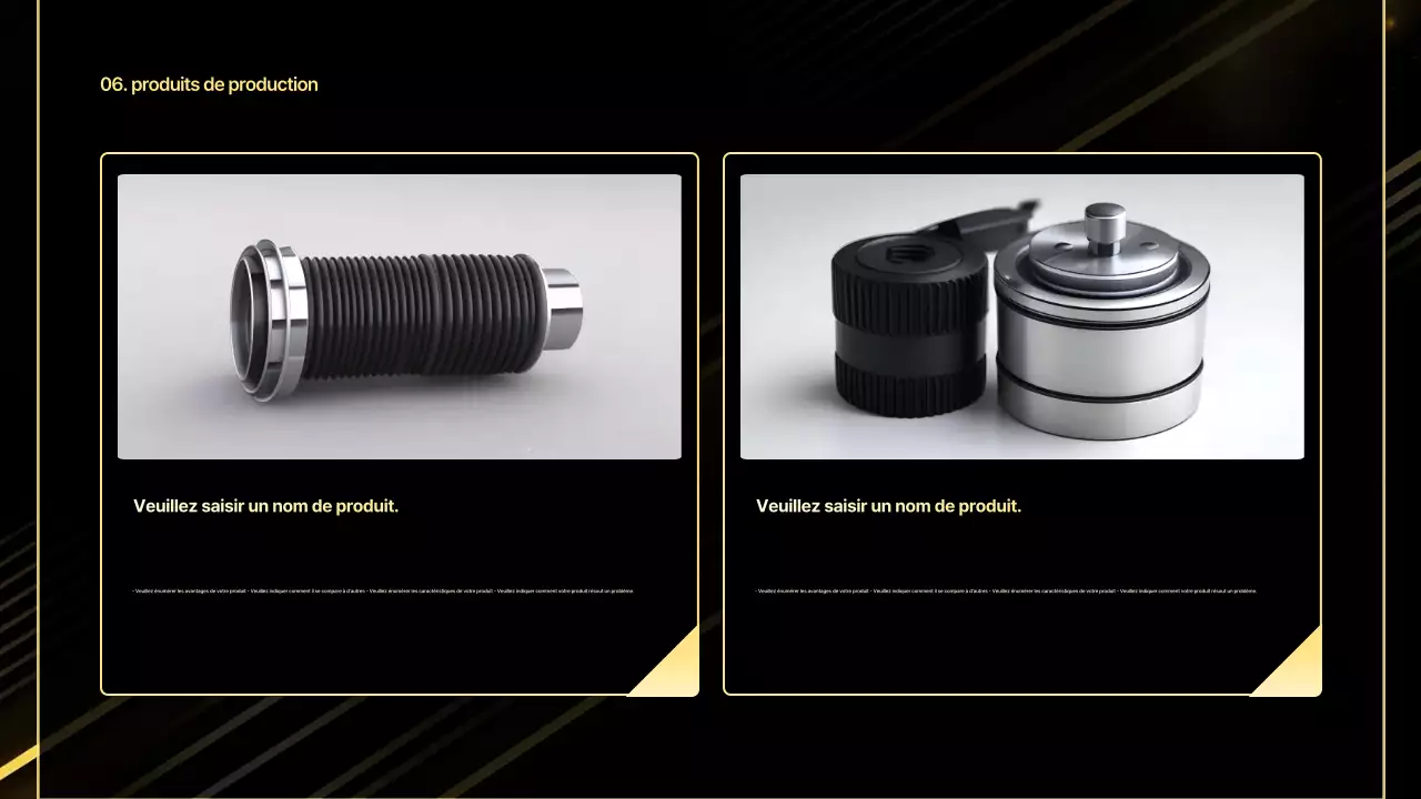 Proposition de voiture noire élégante