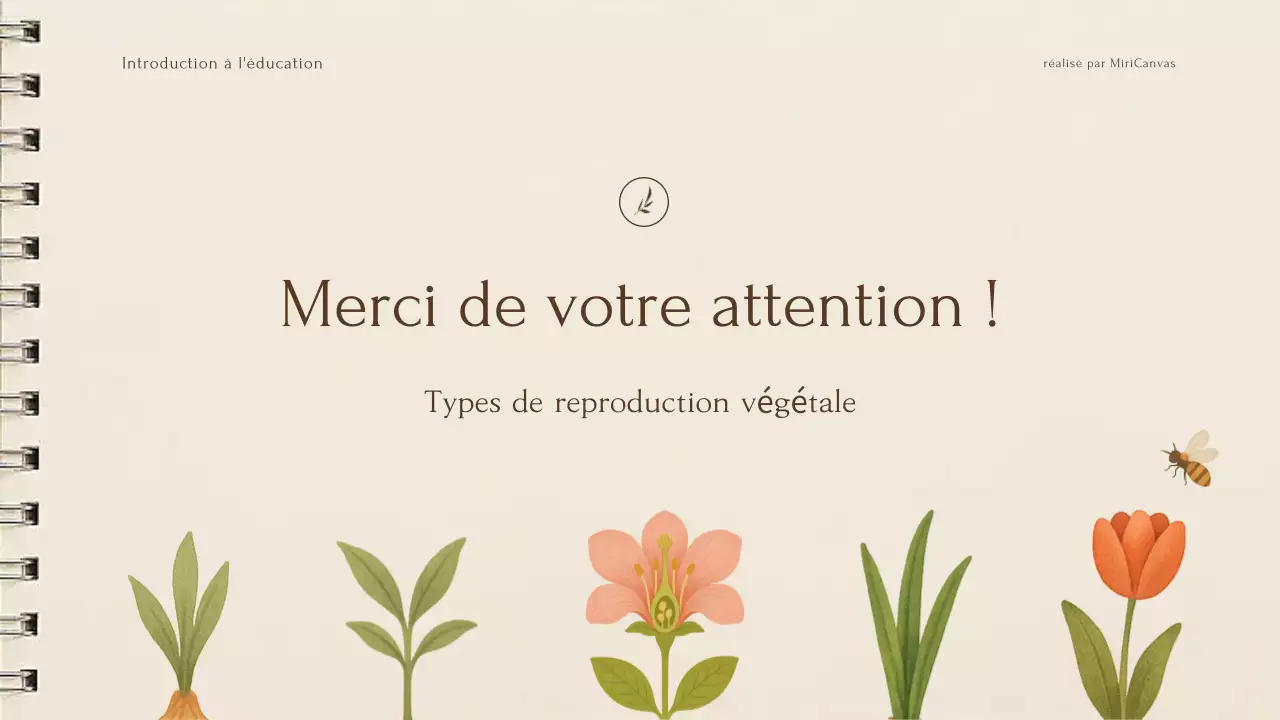 Présentation de la conférence sur les plantes botaniques beiges