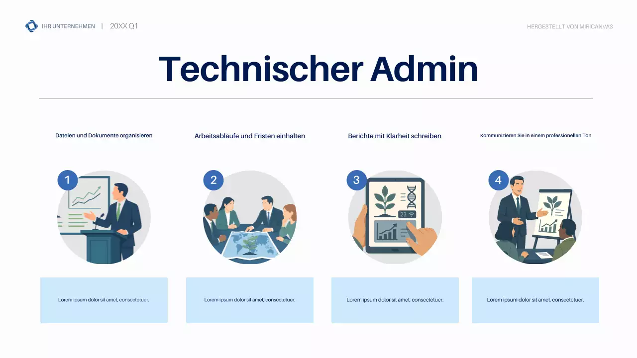 Blaue moderne Biodiversitäts-Geschäftspräsentation