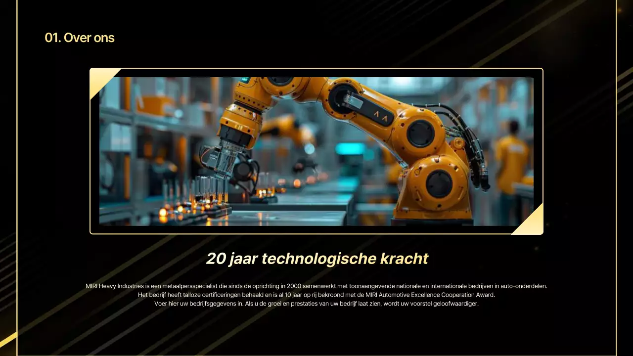 Zwarte stijlvolle autovoorstel