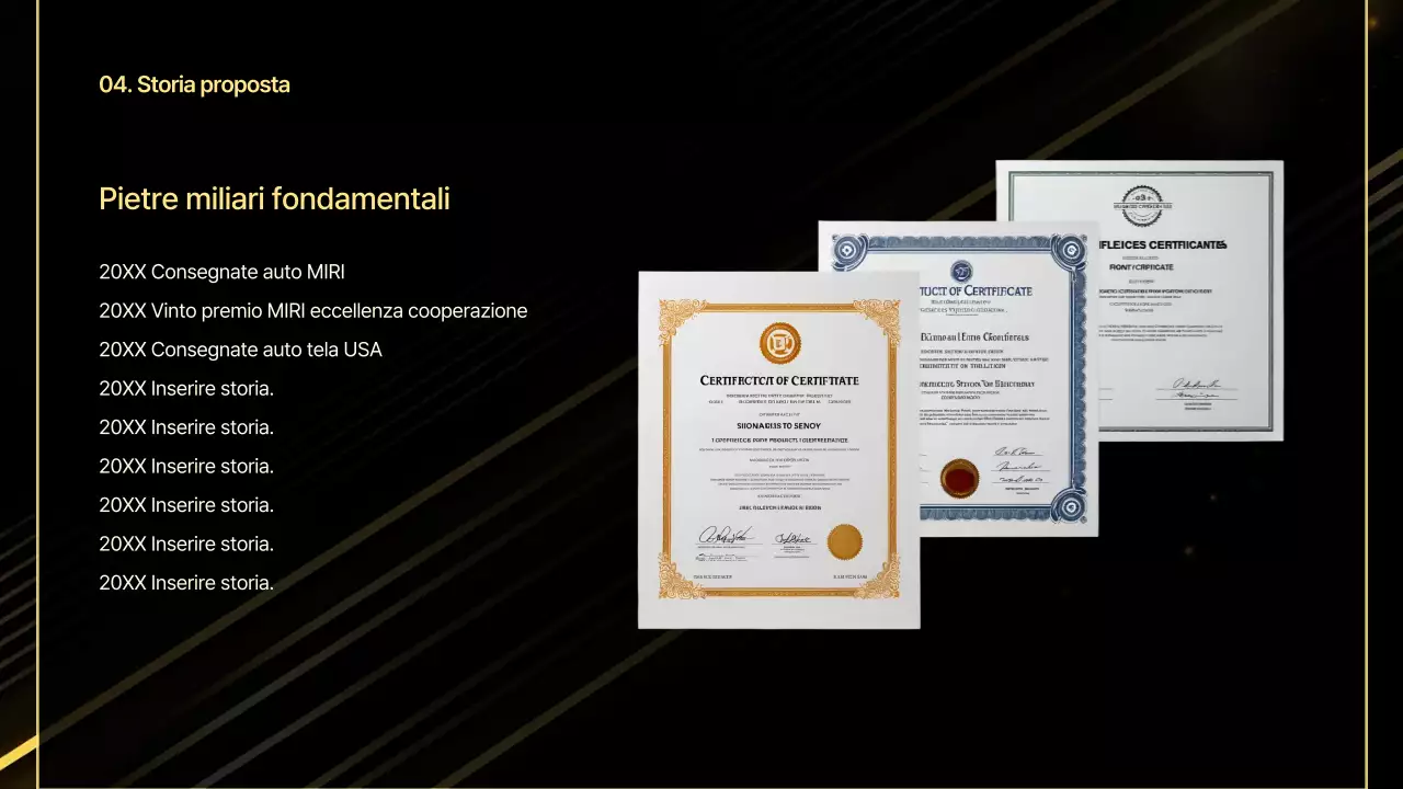 Proposta di auto nera ed elegante