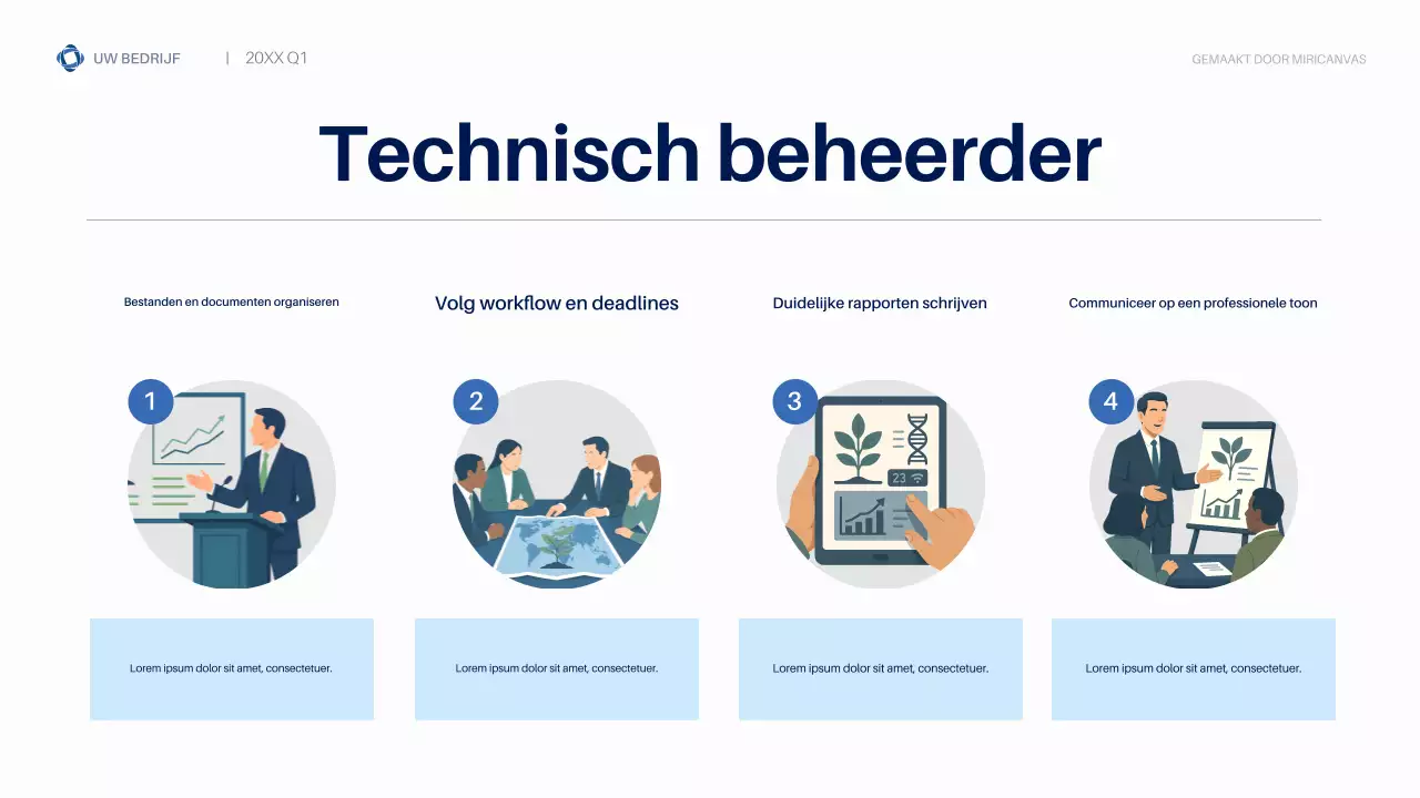 Blue Modern Biodiversity Business Presentatie