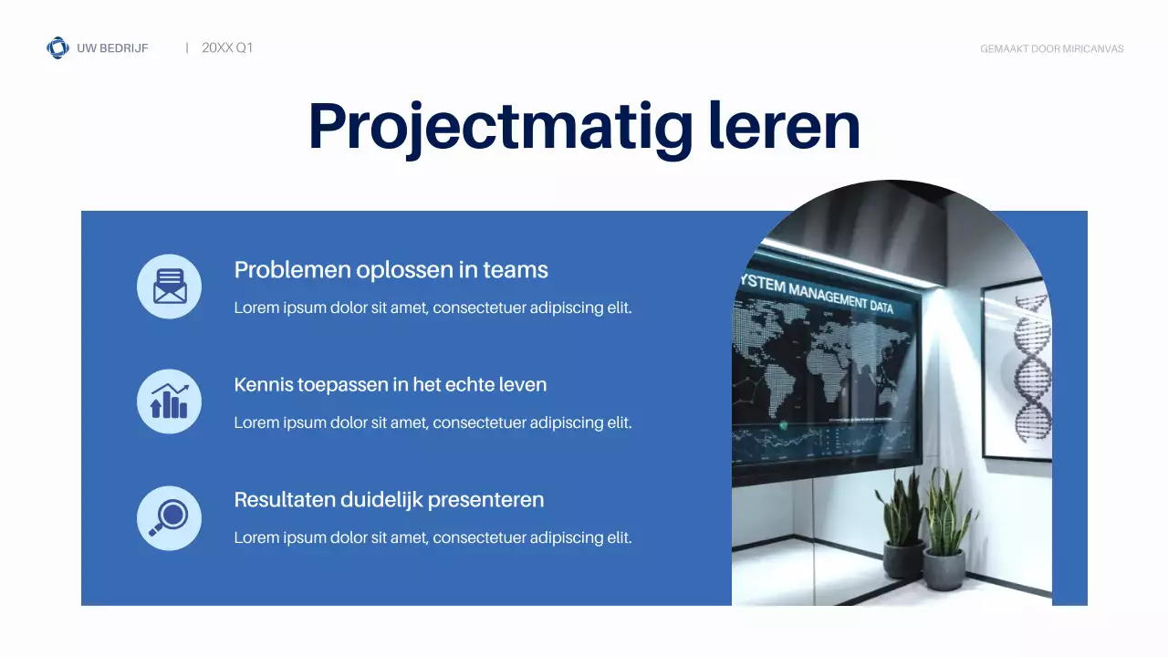 Blue Modern Biodiversity Business Presentatie