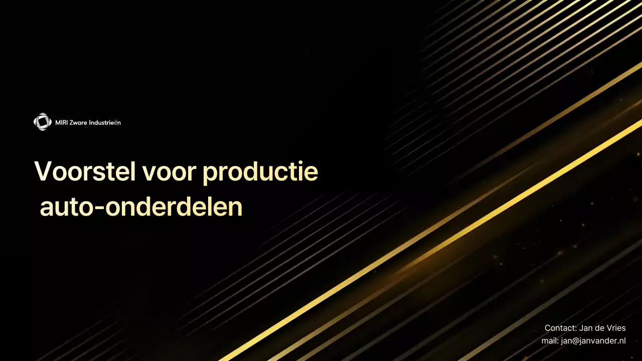 Zwarte stijlvolle autovoorstel