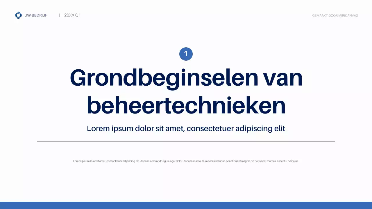 Blue Modern Biodiversity Business Presentatie