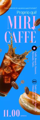 Pubblicità del Blue Modern Cafe