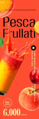 Pubblicità della bevanda all'arancia