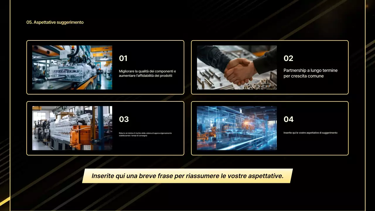 Proposta di auto nera ed elegante