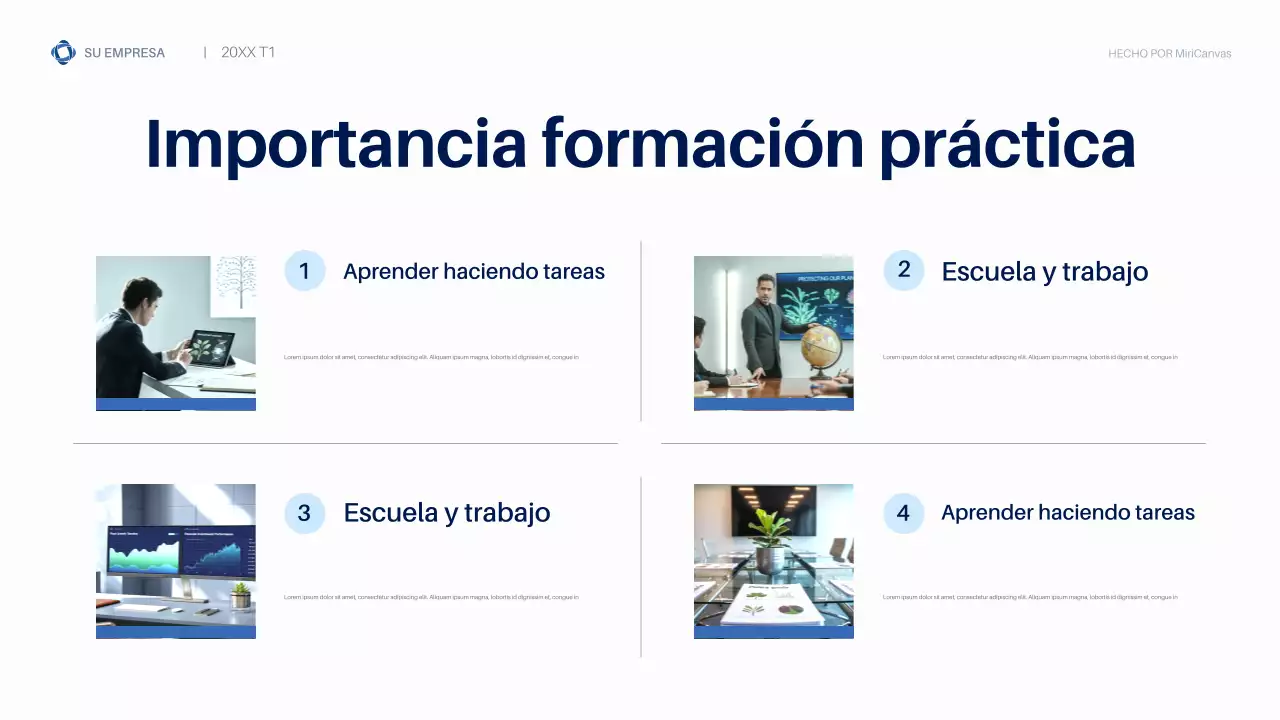 Presentación empresarial de Blue Modern Biodiversity