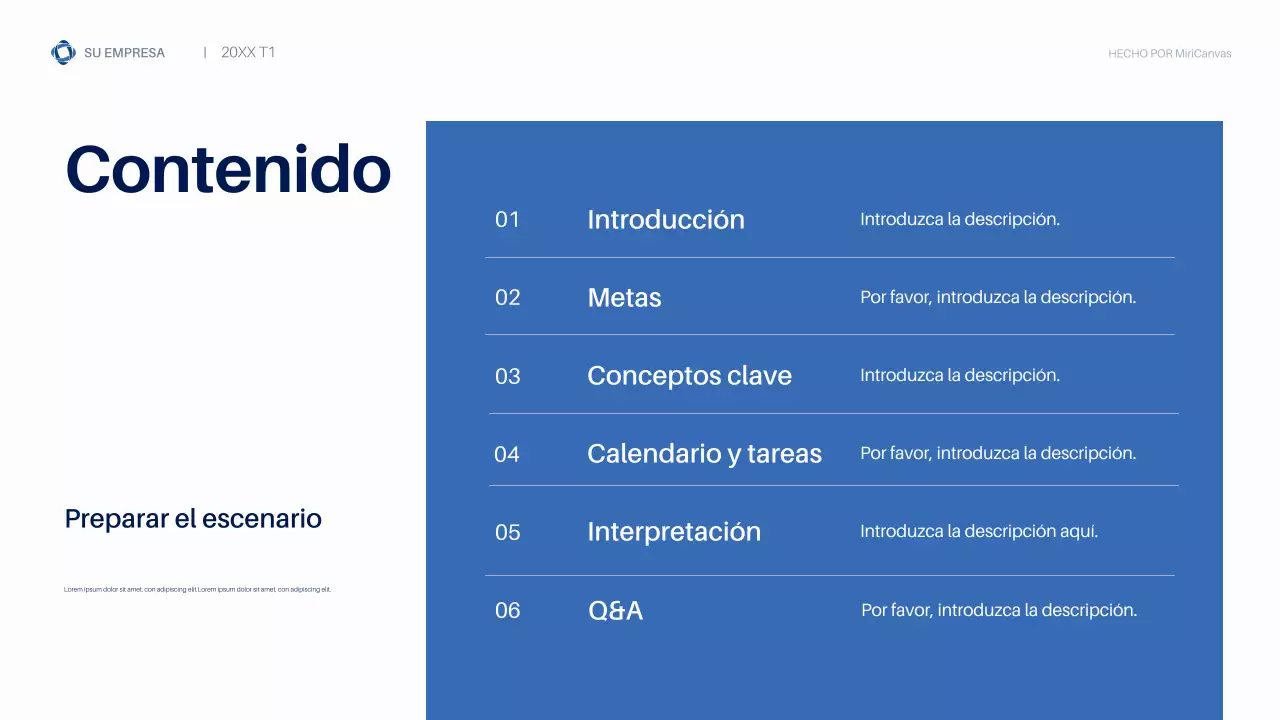 Presentación empresarial de Blue Modern Biodiversity