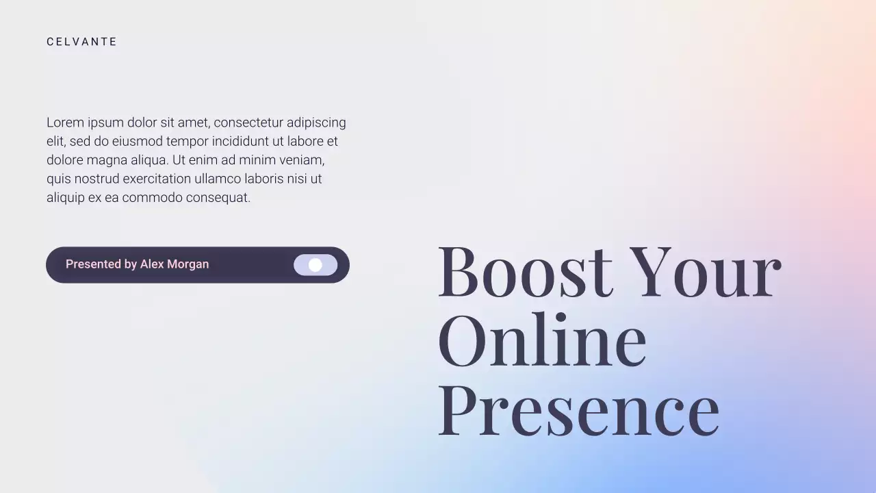 Blue Modern Digital Marketing Pitch Presentation