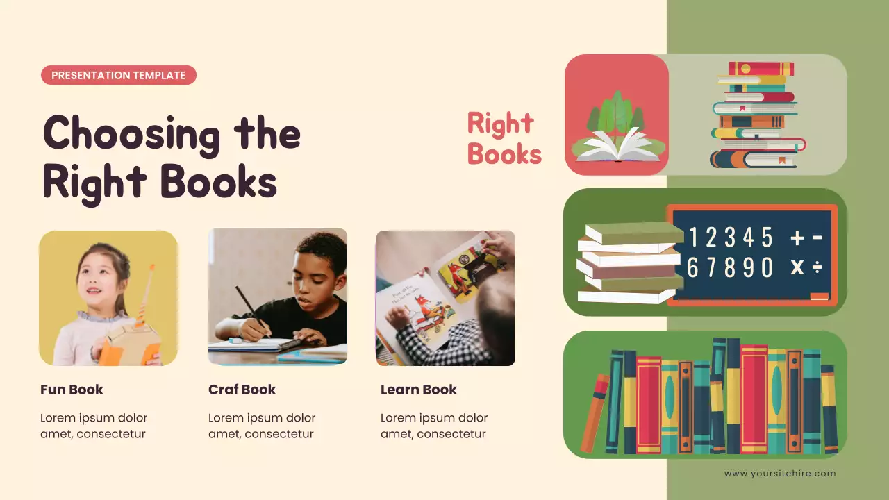 Yellow Illustrated Home Schooling Lecture Presentation