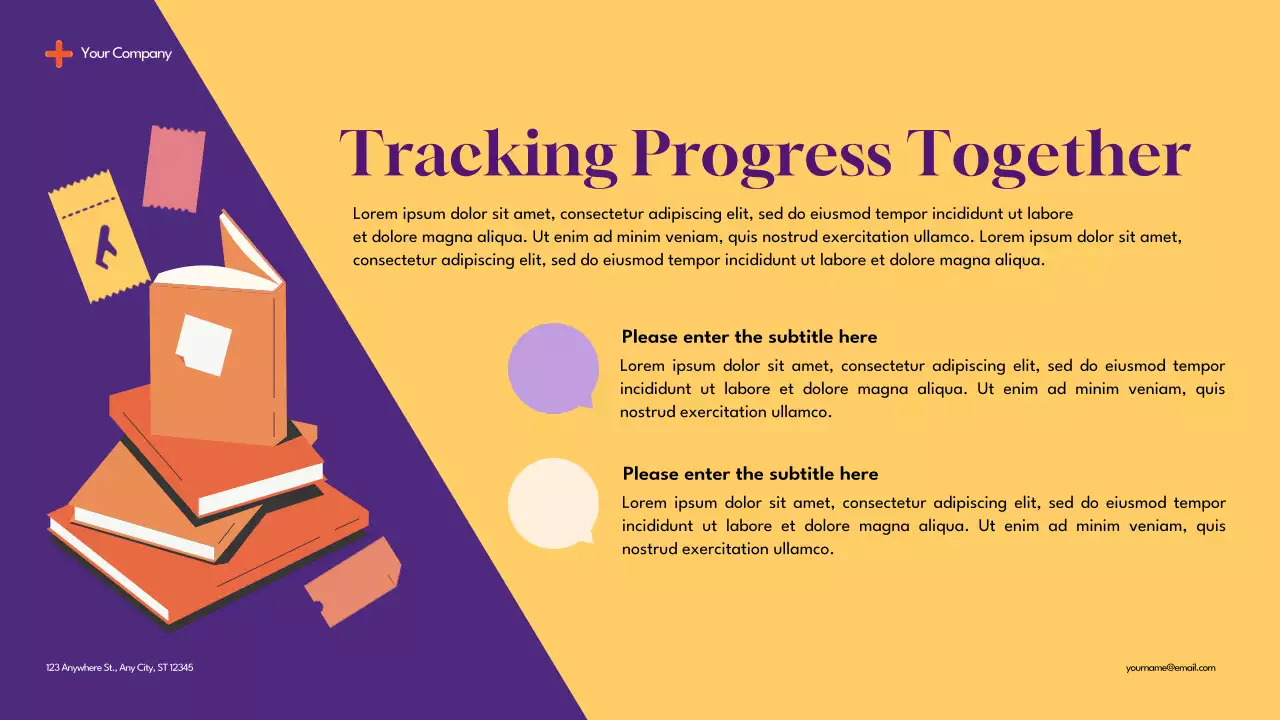 Purple Modern Reading for Kids Presentation