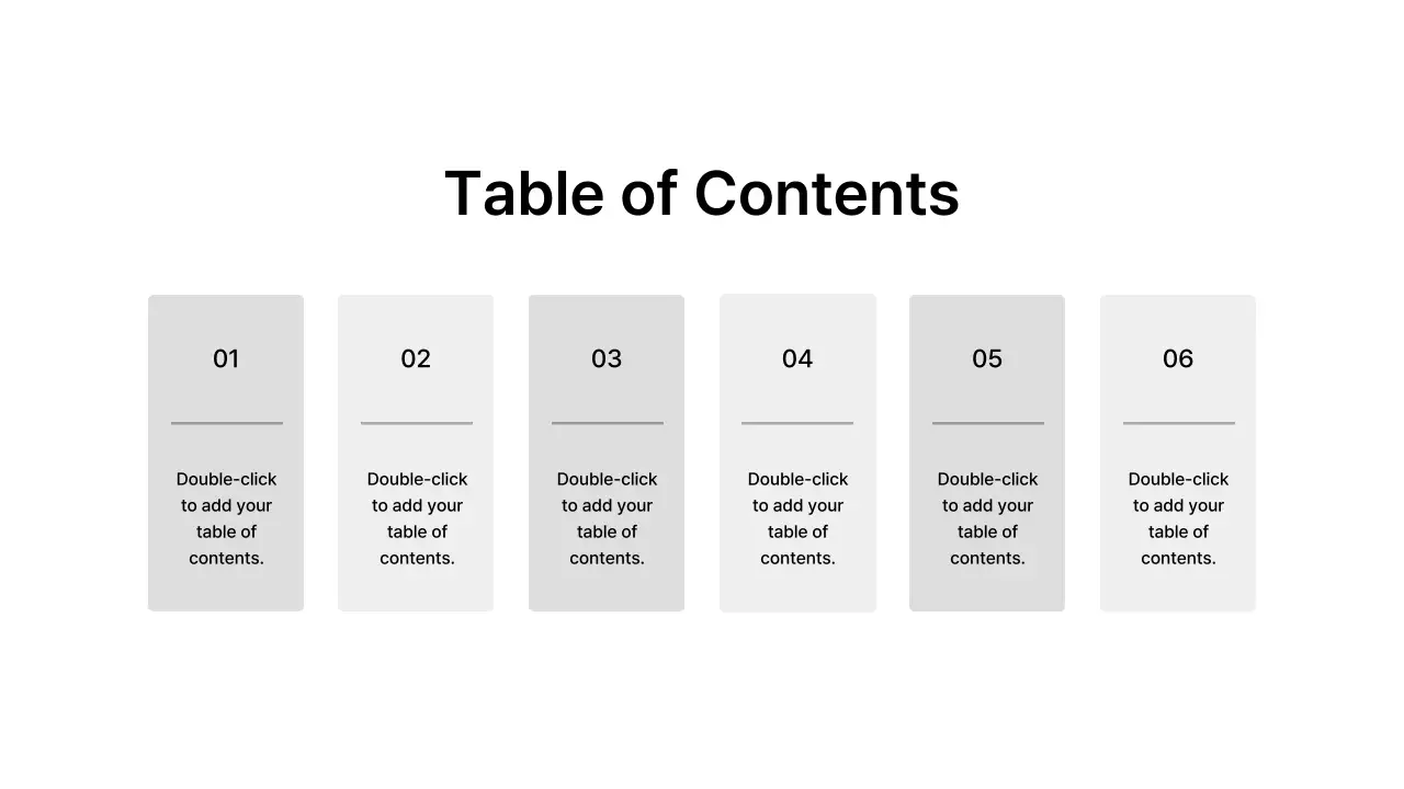 Basic Layout_Table of Contents_English