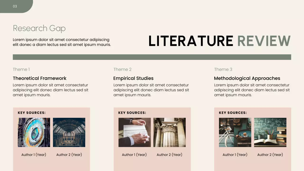 Beige and Green Research Proposal Presentation