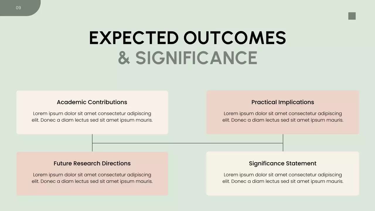 Beige and Green Research Proposal Presentation