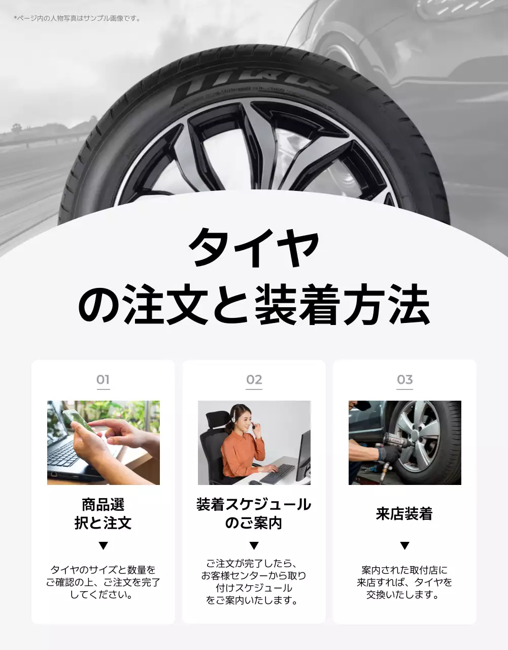 青 モダン タイヤ ポスター