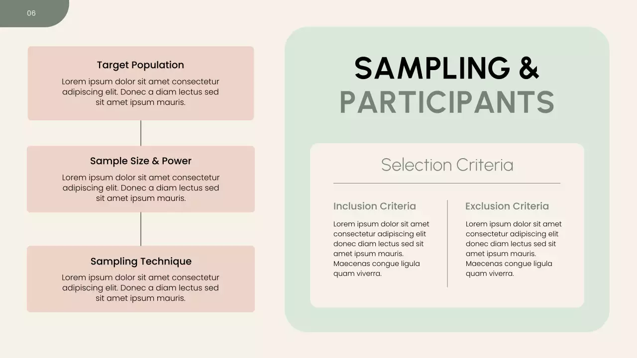 Beige and Green Research Proposal Presentation