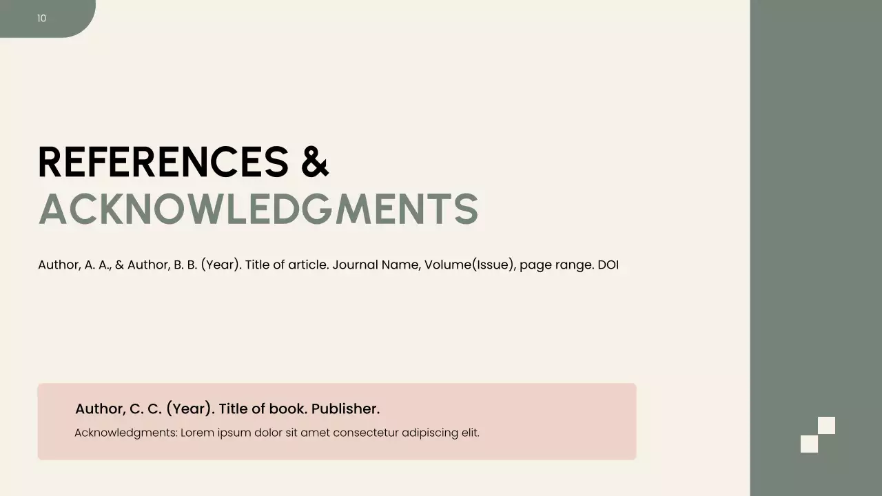 Beige and Green Research Proposal Presentation