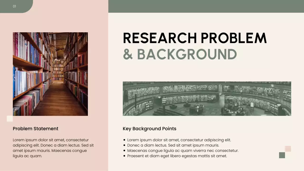 Beige and Green Research Proposal Presentation