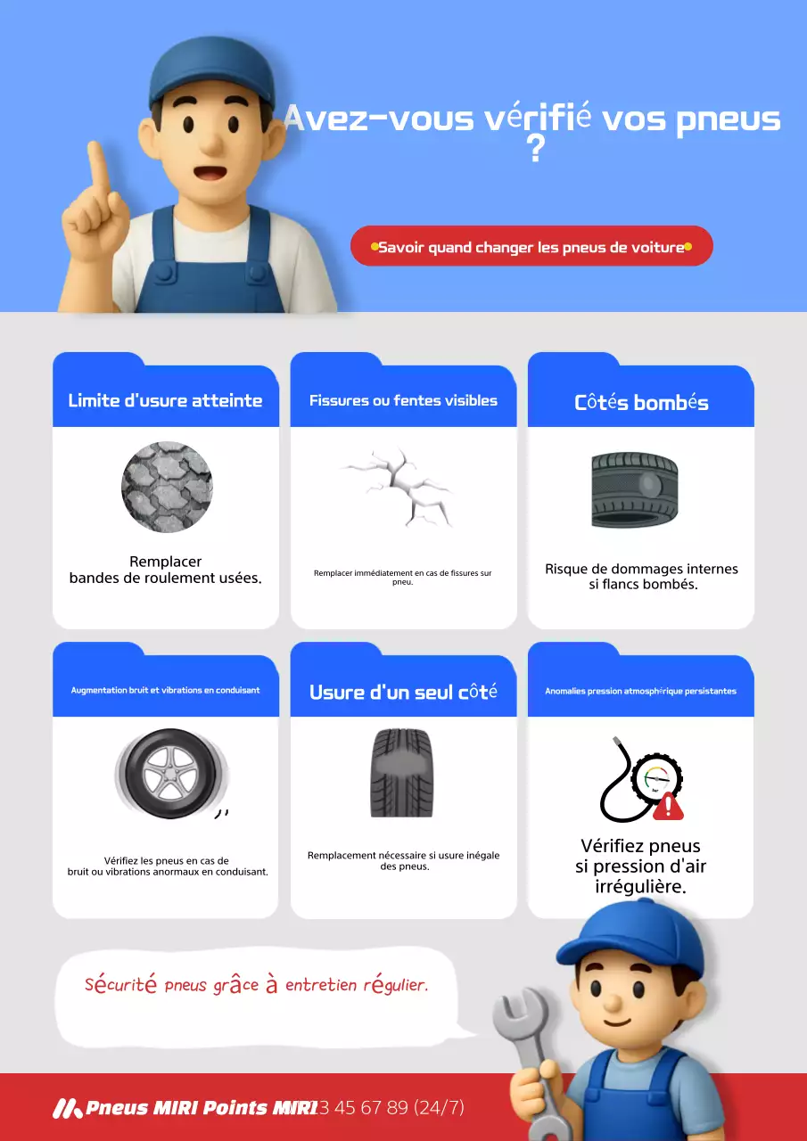 Guide de sécurité automobile simple et bleu