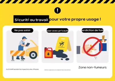Avertissement de sécurité de base jaune