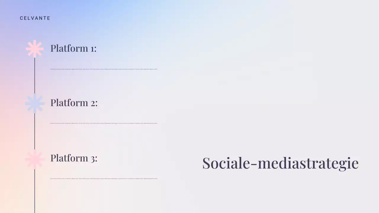 blauwe moderne marketingpresentatie