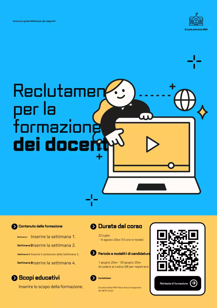 Guida al reclutamento degli studenti di Sky Blue Modern Education