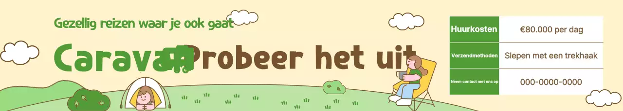 Ivory Baby Camping Advertentie